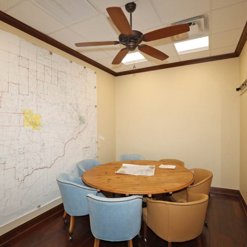 Private meeting space or additional office.