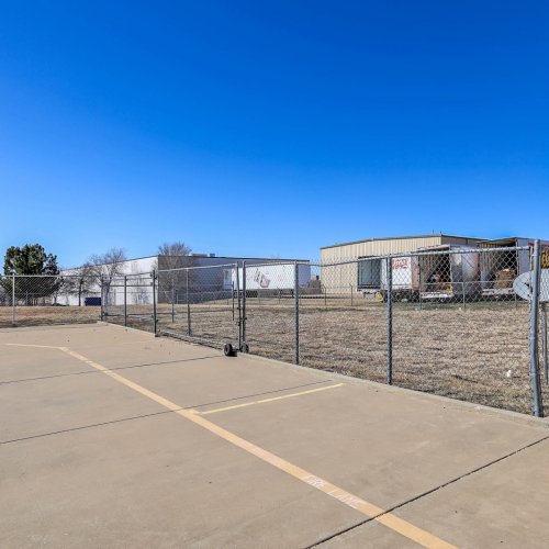 Room for expansion or secure yard storage