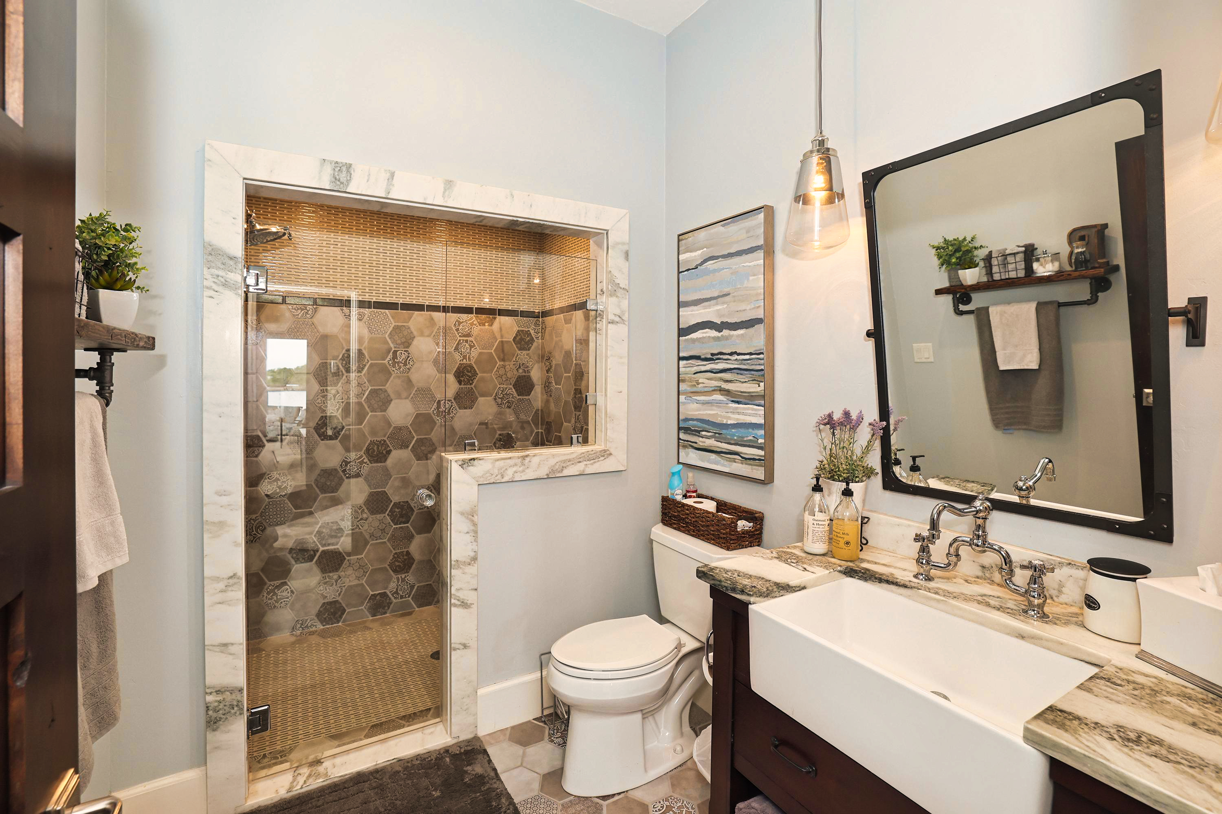 Bathroom by Library